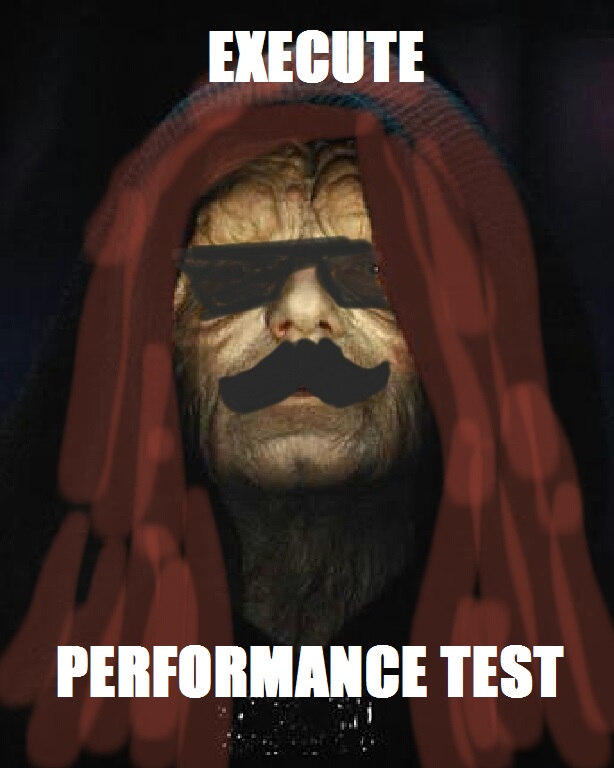 Performance test execute